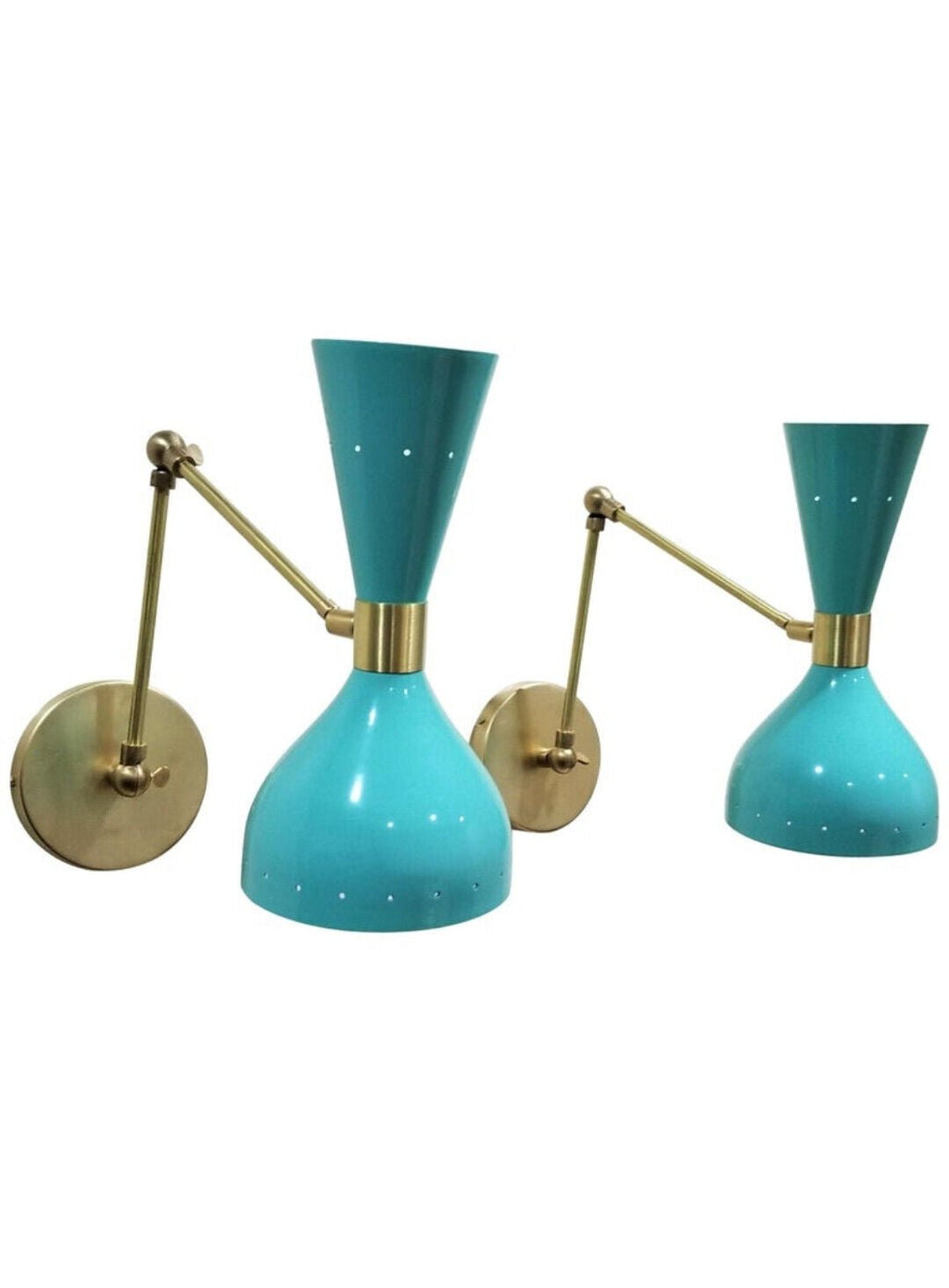 Wall Sconces Italian Adjustable Wall Lamps In Stilnovo Style Wall Light Set of 2 - Retro Handicrafts