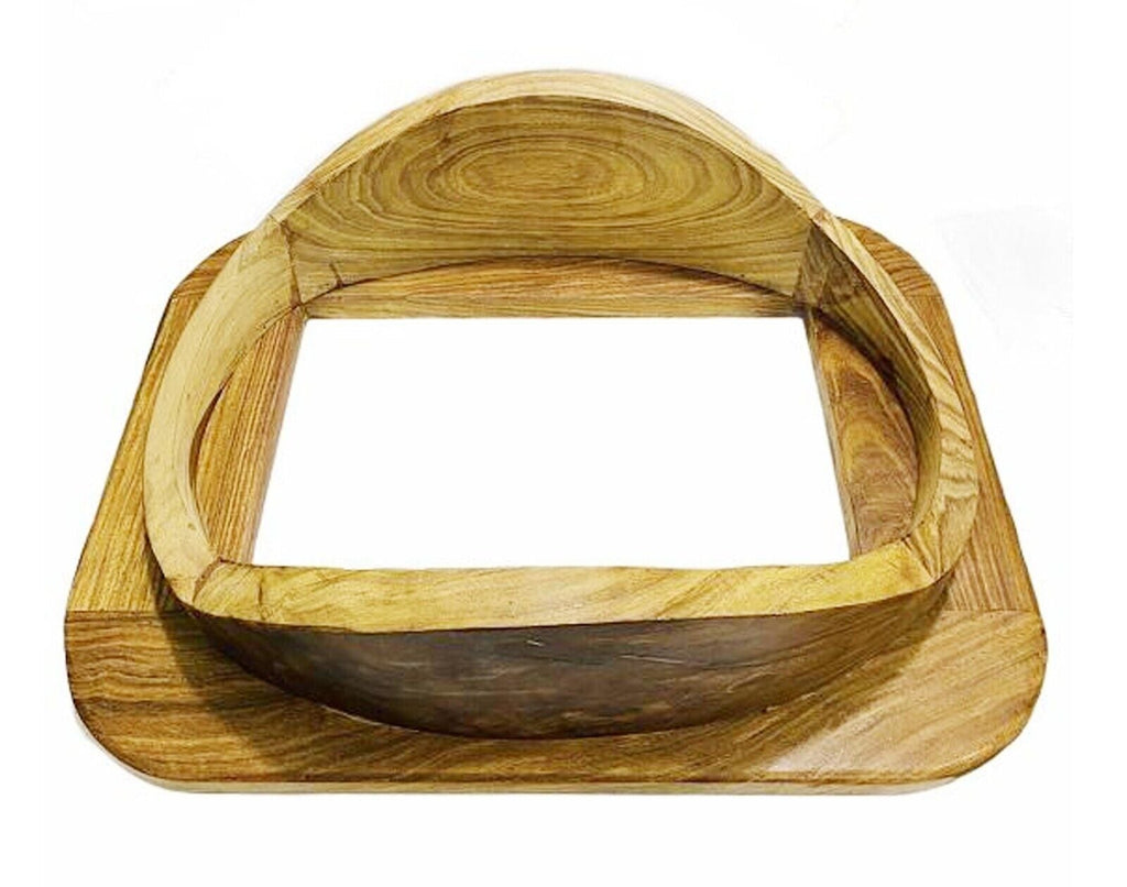 Wooden Scuba Diver Helmet Stand U.S Navy Mark V, Helmet Stand in Brown Finish - Retro Handicrafts