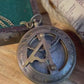 Personalized Compass, Custom Engraved Gift for Men, Traveller gift, Adventure Compass, Sundial Gift for Him, Hiking gift, Keepsake gift