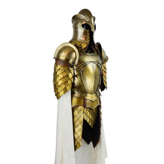 Medieval Larp Warrior Kings Guard Armor Half Body Armor Suit Game of Thrones Baratheon Styled