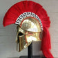 18 gauge Steel Brass Coated Medieval Greek Corinthian Helmet Spartan Helmet