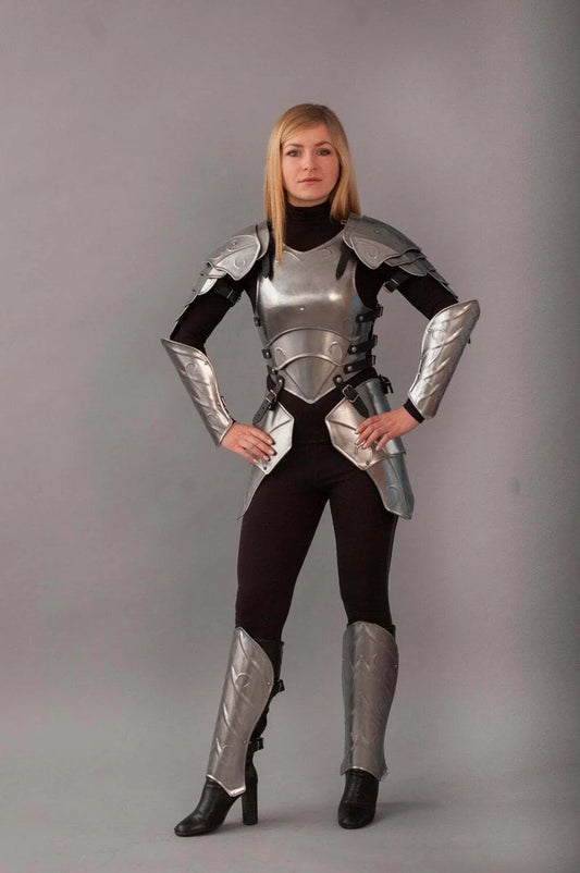 Halloween Female Fantasy Armour Suit, Knight Lady Armour