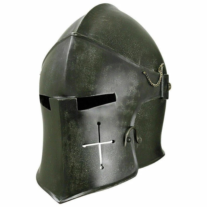 Medieval Great Barbuda Helmet ~ Knight Halloween Helmet