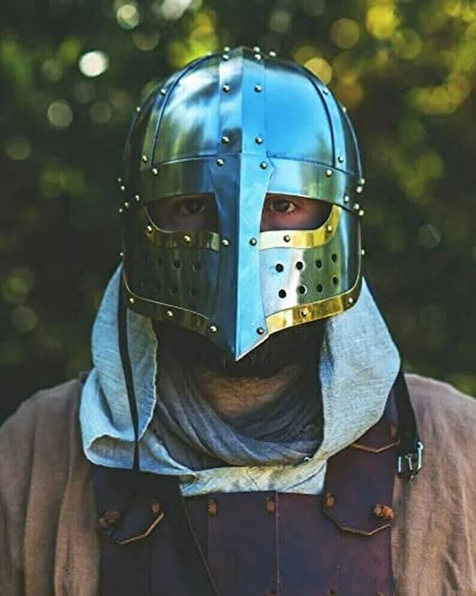 Fell Warrior Medieval Steel Helmet - Helmet of Olaran