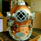 Diving Helmet Vintage BOSTON MARK V U.S Navy Deep Sea Divers Collectible