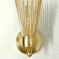 1950 Mid Century Brass Sputnik Skyla Wall Fixture Sconce Lamps Lighting lamp