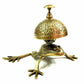 Antique Nautical Solid Brass Frog Bell Desk Bell Calling Bell For Desk Décor