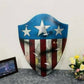 Captain America 26-inch Metal Shield - Perfect for Kids' Halloween Cosplay Props