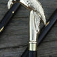 Victorian RAVEN Handcrafted Walking Stick Cane
