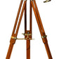 18 Inch Telescope With Wooden Tripod Vintage Brass Spyglass Nautical Travel Gift