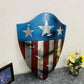 Captain America 26-inch Metal Shield - Perfect for Kids' Halloween Cosplay Props
