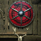 Medieval Viking shield 24''RED Ouroboros Battleward Viking Shield