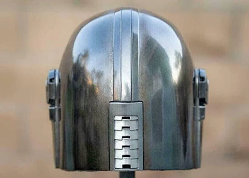 Mandalorian Steel Helmet Cosplay Prop Star Wars Movie Helmet for LARP / Roleplay