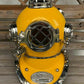 Diving Helmet Vintage Marine Boston Yellow Brass Scuba Divers US Navy Mark IV