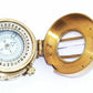3" Maritime Polished Brass Nautical British Prismatic Military Pocket Compass