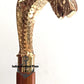 Walking Stick Cobra Snake Head Classic Victorian Style Brass Walking Stick