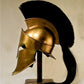 300 movie Great king Leonidas spartan Helmet, fully functional medieval Replica wearable helmet, solid steel with inner leather liner Helmet