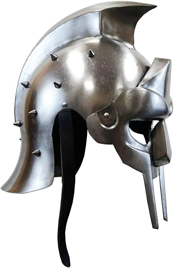 Medieval Gladiator Movie Replica Helmet Warrior Armor Knight Adult Costume
