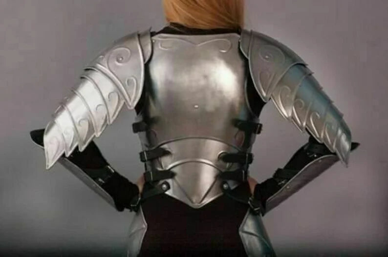 Halloween Female Fantasy Armour Suit, Knight Lady Armour