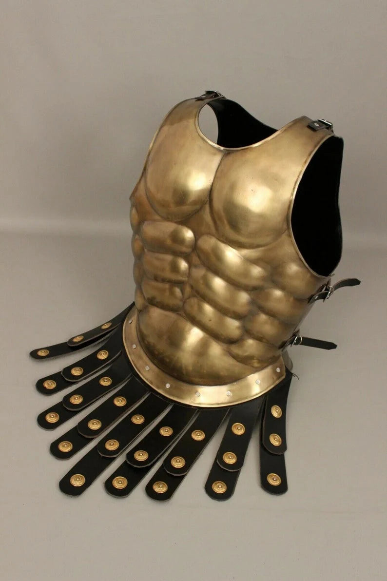 300 Movie Warrior Costume ~ Spartan King Warrior Armour-muscle armor