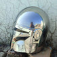 Mandalorian Steel Helmet Cosplay Prop Star Wars Movie Helmet for LARP / Roleplay