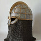 9th Century Medieval Valsgärde 8 helmet, Vendel Helmet, Decorative Chainmail Helmet