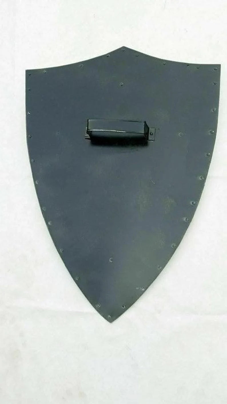 Medieval Red Cross Templar Shield ~ Heater Shield