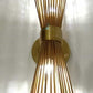 1950 Mid Century Brass Sputnik Skyla Wall Fixture Sconce Lamps Lighting Sconces