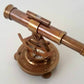 Theodolite Alidade Telescope Compass Instrument Solid Brass Antique Vintage Gift