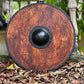 Medieval Shield For Costume, Roleplay Vikings Age Handmade 24inch Full Size Wood & Mild Steel Shield Warrior Armor Battle Ready Round Design