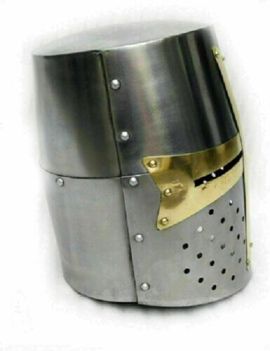 Medieval Knight Crusader Templar Armor Helmet Ambidextrous Reproduction