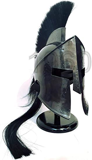 Retro 300 King Leonidas Spartan Helmet -300 Movie Solid Steel Helmet Medieval Gift