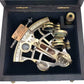 Nautical Sextant Large Brass Navigation Instrument Sextant
