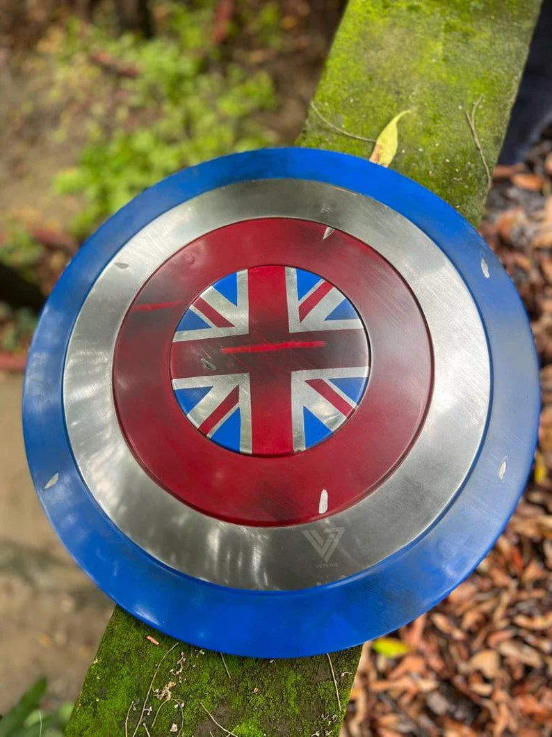 Captain Carter damaged Shield - Metal Prop Replica-best Metal Shield
