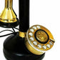 Antique Brass American Landline Telephone Vintage Rotary Dial Candlestick Phone, Housewarming Gift