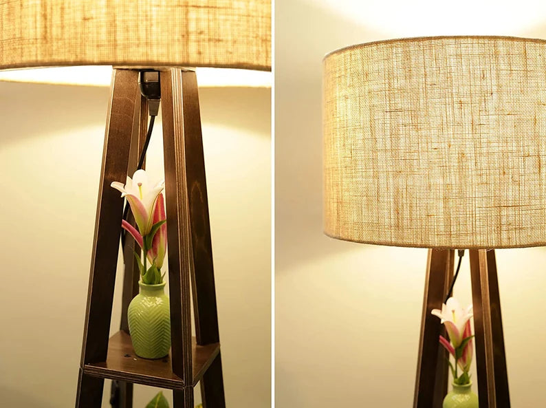 Modern Decorative floor lamp used to display Planter, Books and other Creative Article