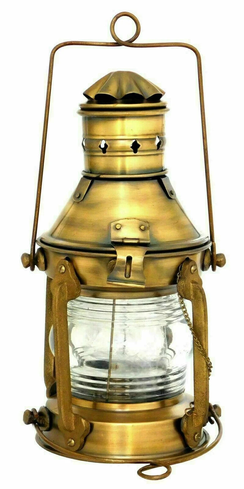 Handmade Antique Vintage Style Brass Nautical Minor Ship Lantern Oil Lamp  at Rs 800.00/piece in Haridwar