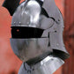 Medieval Visor Helmet ~ Medieval Tournament Close helmet ~ LARP Steel Helmet.