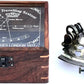 Nautical Antiquated Brass Kelvin & Hugs Sextant 1917 With Beautiful Leather Box