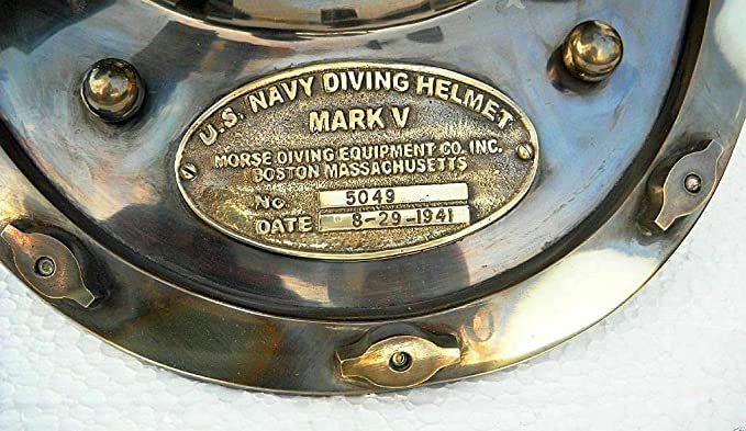 Authentic Diving Helmet | Vintage-Style Deep Sea Diver's Helmet