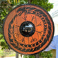 Handcrafted Medieval Viking Shield - 24-Inch Wooden Battle Ready Defense
