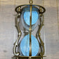 Brass Engraved Hourglass, Classic Nautical Sand Timer, Table Top Décor
