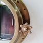 40.64 cm Antique Brown Ship Porthole Mirror - Nautical Round Wall Decor