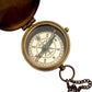 Thoreau's Go Confidently Brass Compass, Gift for Graduation, Confirmation Day