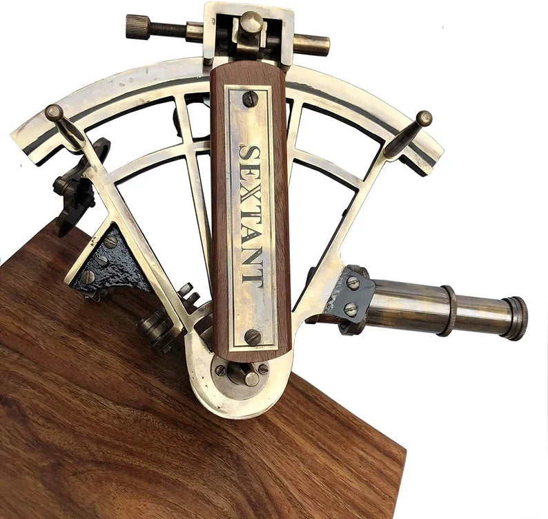 Sextant Nautical Sextant 7" inch Brass Solid Working Handmade Antique Boat Navigation Vintage Sextant