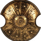 Antique Troy Trojan War Shield Ancient Greek Shield Handcrafted 24''