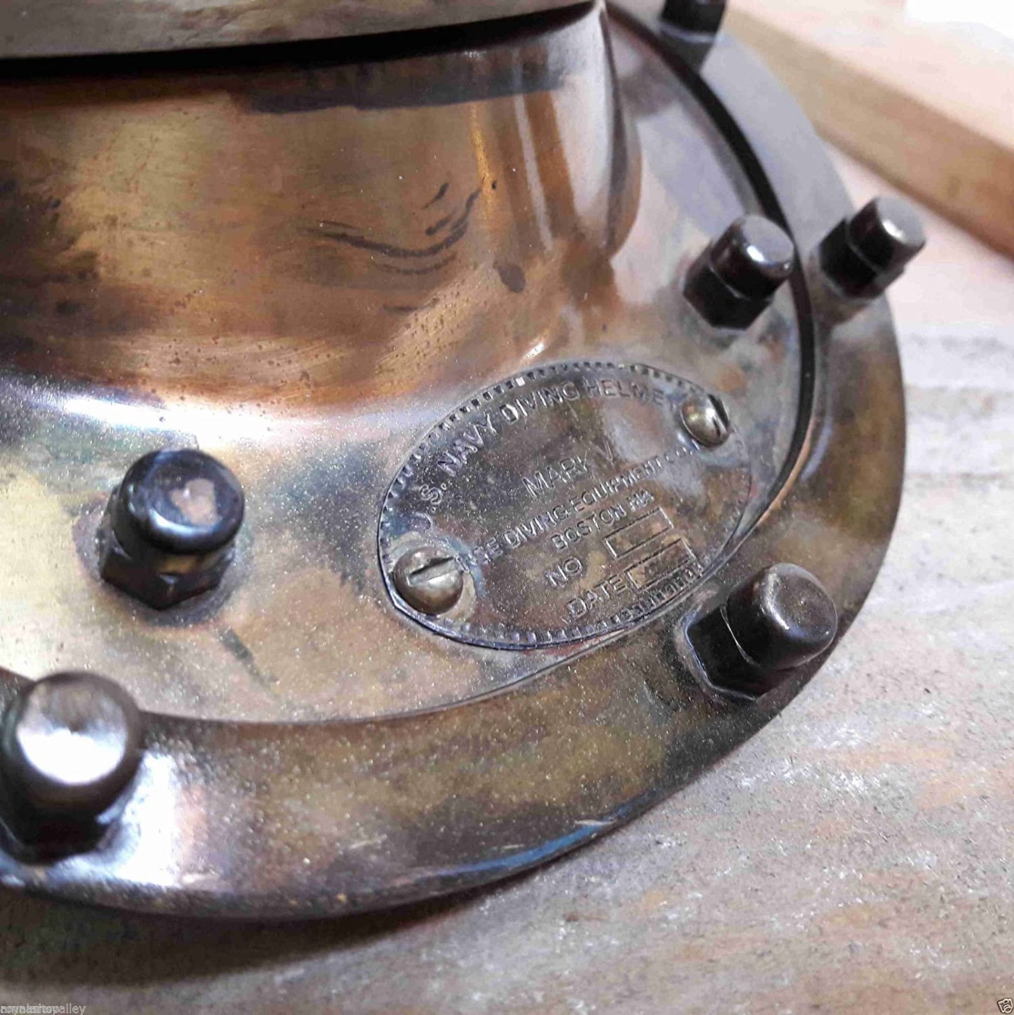 Diving Divers Helmet U.S Navy Mark V Real Antique Look Vintage Gift 7 inches
