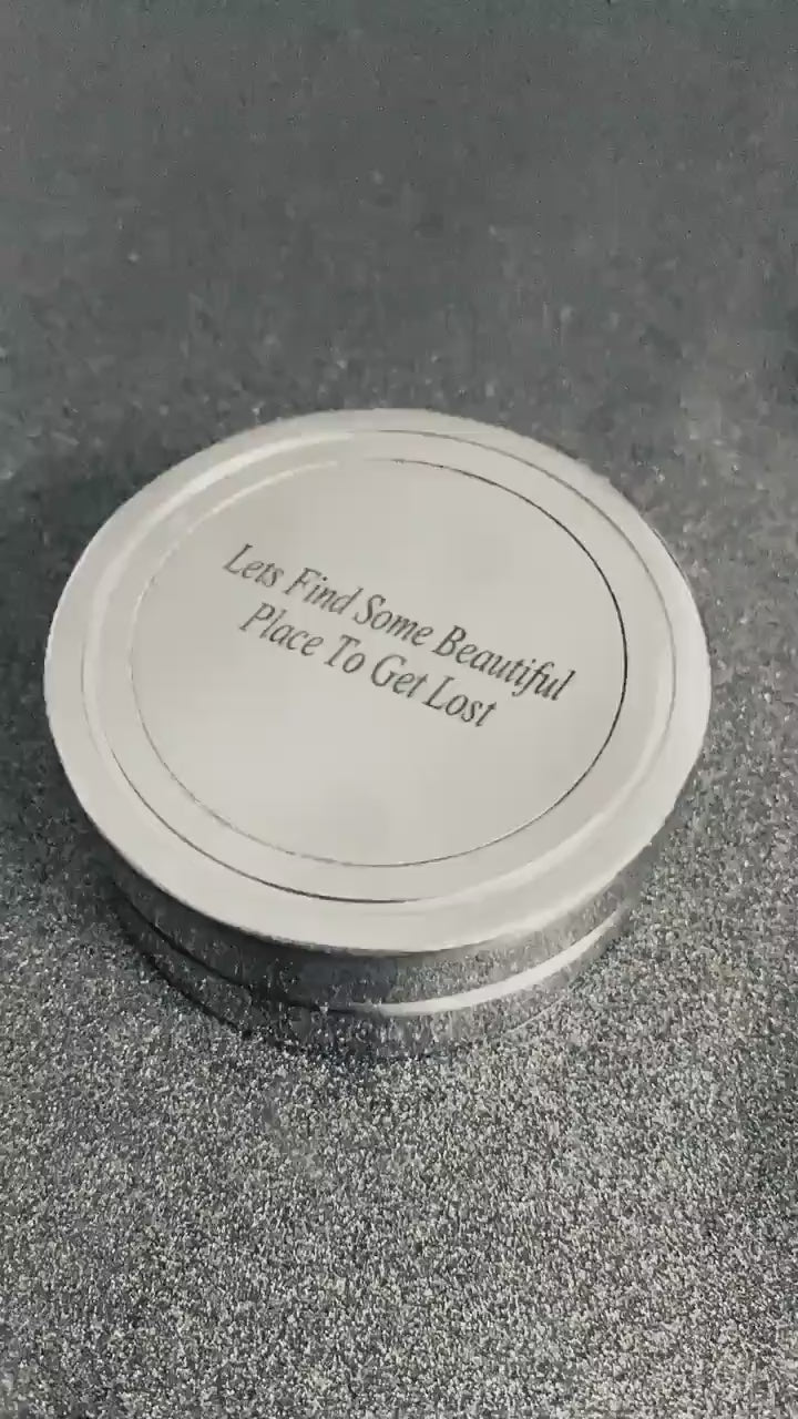 Personalized Sundial Compass for Son - Engraved Custom Working Compass, Anniversary Gift, Handwritten Message