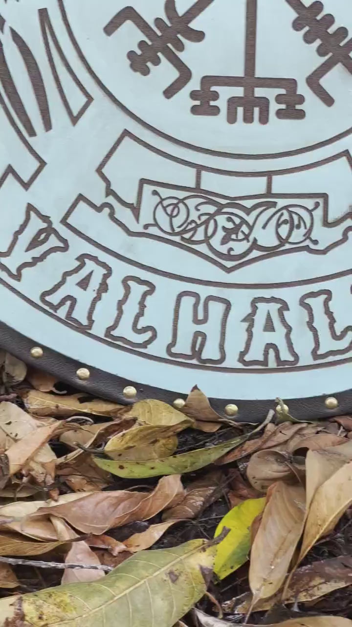 Roleplay Vikings Age 24-Inch Handmade Full Size Wood & Steel Shield