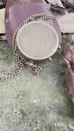 Premium packaging of the engraved brass compass, carefully packed for secure delivery, perfect as a gift.